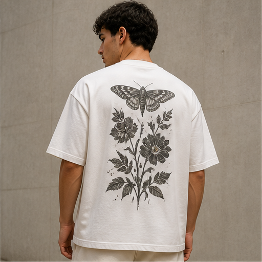 Floral Back Print Tee